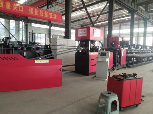 Machine de soudage à barres d'acier robuste avec système de contrôle PLC pour des soudures sans défaut
